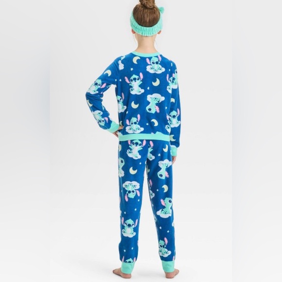 STITCH Cozy Pajama Set 3 piece XS (4/5) NWT - Picture 2 of 6